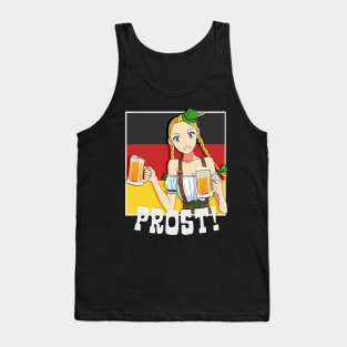 Sexy Female German Dirndl Dress Oktoberfest Tank Top